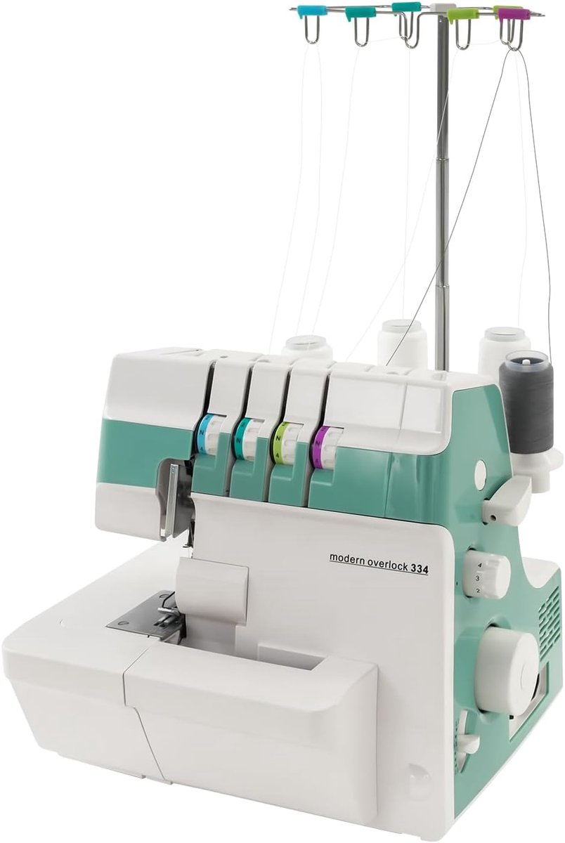 Overlock naaimachine - Overlocker machine - Stoffen afwerken - Verschillende functies - 32 x 32 x 28 cm