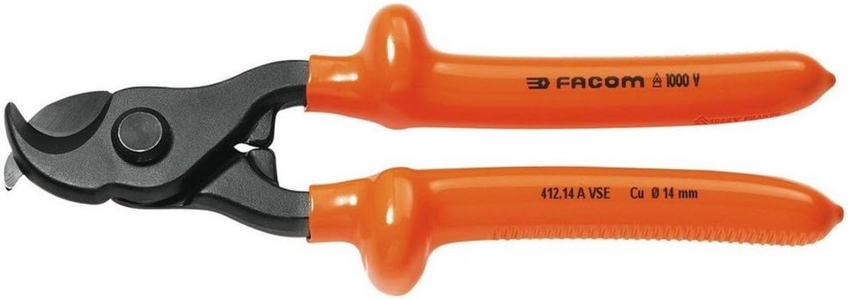 Geïsoleerde Kabelknipper - Koper Aluminium - Veilig Werken - 1000V Isolatie - 14 mm - Gecodeerd