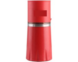 Koffiemolen - Bonenmaler Handmatig - Verse Koffie Zetten - Ergonomisch Antislip Ontwerp - Compact Lichtgewicht - Rood