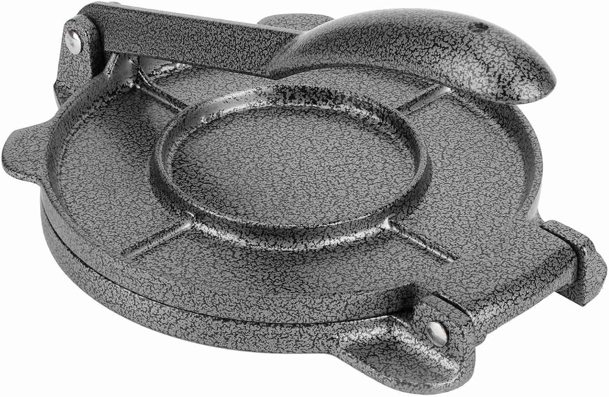 Tortilla Pers - Maïs Tortilla Maker - Thuis Keuken - Antiaanbaklaag - 65 Inch Diameter - Grijs