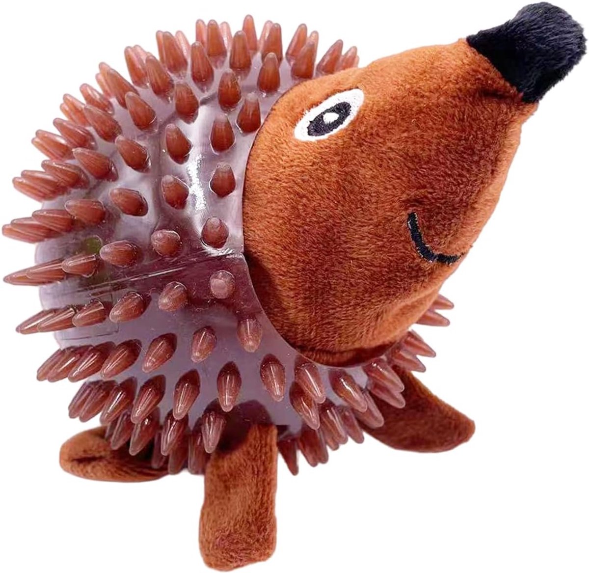 Hondenknuffels Agressieve Kauwers - Piepende Ballen Honden - Duurzaam Hondenspeelgoed - Veerkrachtig Ontwerp - 14 x 13 x 4 cm