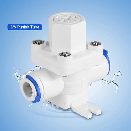Waterdrukregelaar - Reducerende klep - Waterzuivering - Stabiele waterdruk - 6 cm - Wit blauw — afbeelding 2