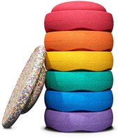 Stapelstein® | Super Confetti Rainbow Set | 6+1 | Classic