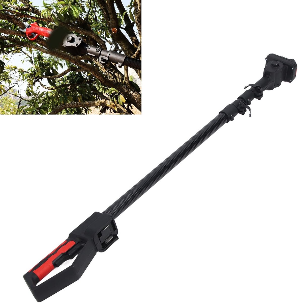 Elektrische Snoeischaar - Telescopische Snoeischaar - Tuinonderhoud - Verstelbare Boomknipper - 2.4 Meter