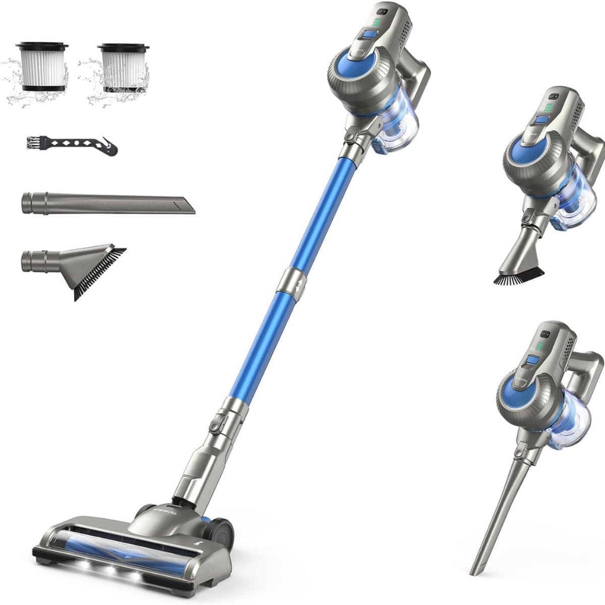 FlexVer® Steelstofzuiger - Met Accu - Stick Vacuum Cleaner - 200 Watt