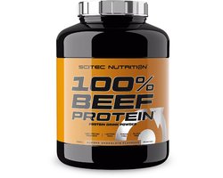 Scitec Nutrition® - 100% Beef Protein (900 gram - Caramel/Banana) - Caramel/Banaan - 30 eiwitshakes - eiwitpoeder - eiwit - eiwitshakes - proteine shake - lactosevrij - glutenvrij