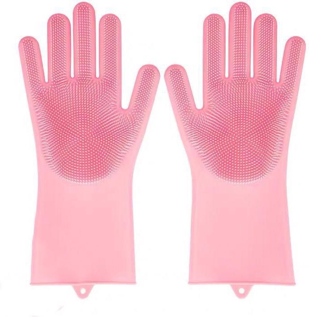 1 Paire De Gants De Lavage De Vaisselle En Caoutchouc De Silicone Magique 2  €