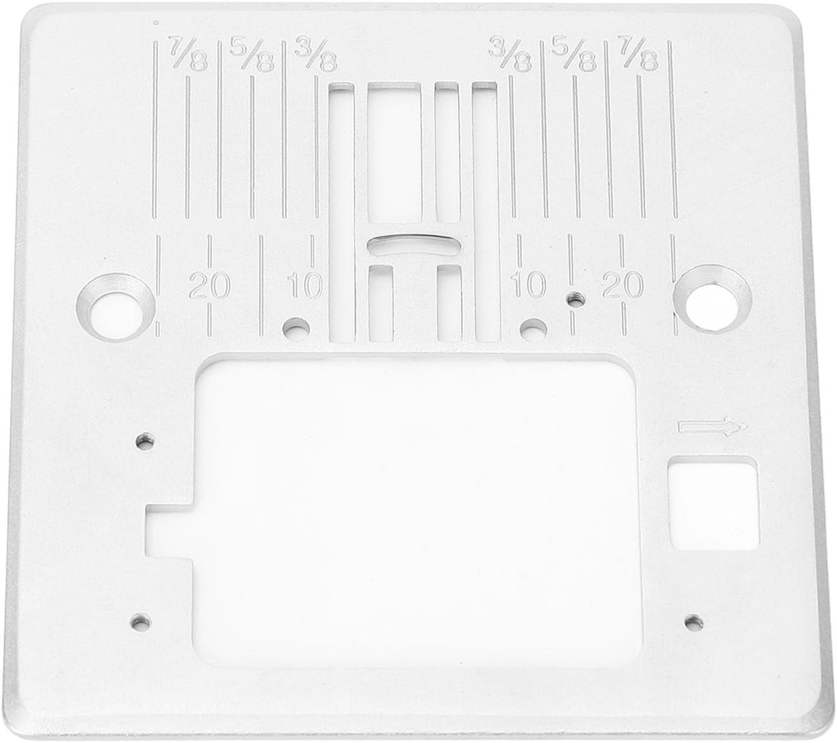 Naaldplaat - Naaimachine Onderdeel - Naaien - Duurzaam Metaal - 7.9 x 8 cm