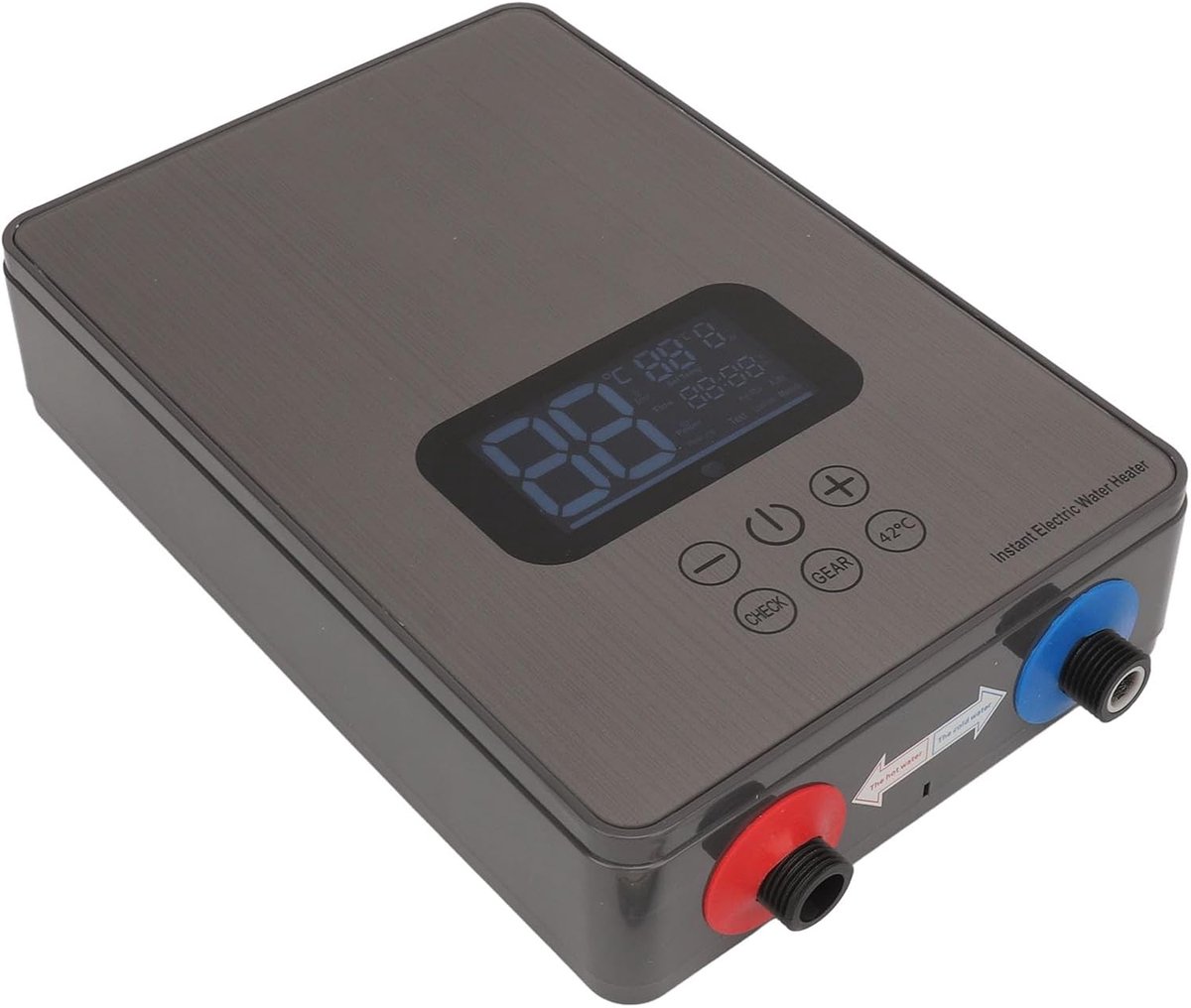 Elektrische Kachel - Warmwater Apparaat - Direct Warm Water - 6000W Krachtig Element - IPX4 Waterdicht - Wit