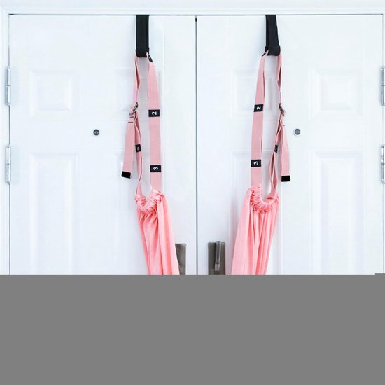 Luchtyoga Swing - Yoga Swing Riemen - Flexibiliteit Verbeteren - Anti-zwaartekracht Ondersteuning - Niet Gespecificeerd - Roze van Merkloos — afbeelding 4