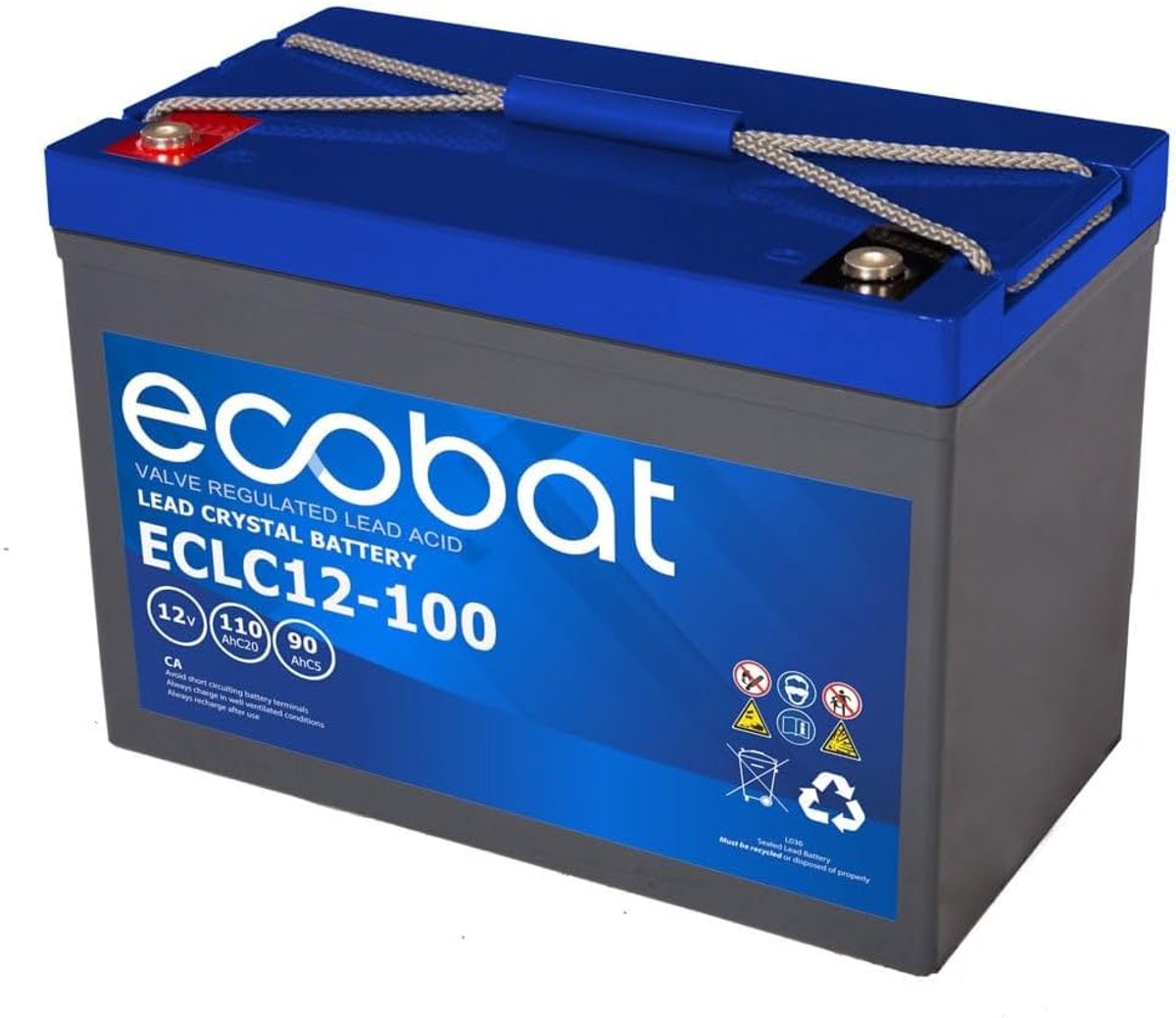 Scootmobiel Accu - Hoge Capaciteit Batterij - Mobiliteit Verhogen - Diepontlaadbaar AGM - 110AH 12 Volt