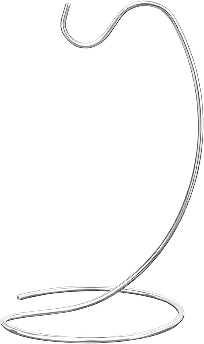 Bananenhanger - Fruithouder - Keuken Organiseren - Roestvrij Staal - 14.5 x 26 cm - Zilver
