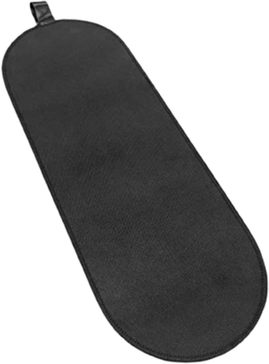 Koffiezetapparaat Mat - Aanrechtbeschermer - Keuken Gemak - Soepel Glijden - 42x15cm - Zwart
