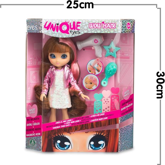 Grote Pop - Sophia Pop - Fantasierijk Spel - Volgende Blik - 25 cm - Meerkleurig — afbeelding 3