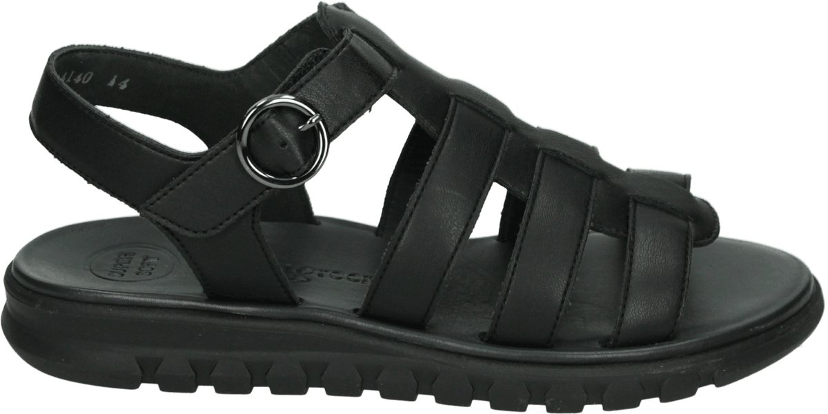 Paul 6204 Platte sandalenDames Sandalen Zwart