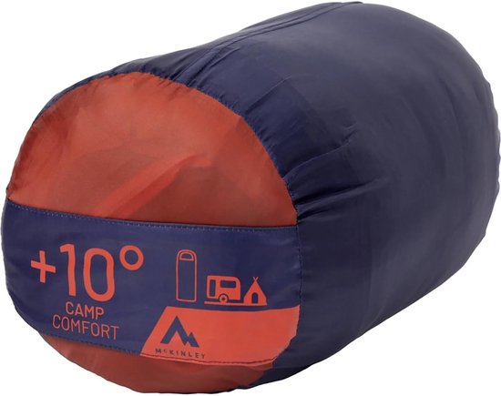 Mummy Slaapzak - Kampeer Slaapzak - Buiten Overnachten - Lichtgewicht Ontwerp - 195cm Lengte - Rood/Donkerblauw — afbeelding 2