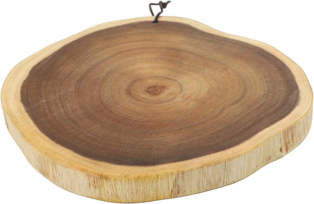 Acaciahouten snijplank - Houten hakplank - Brood en fruit - Massief uit één stuk