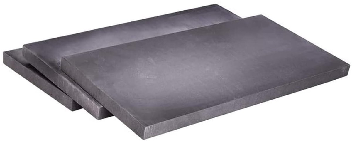Grafiet Platen - Elektrode Kathode Anode - Industriële Toepassingen - Hoge Zuiverheid 99.9% - 40x22x5 mm - Zwart