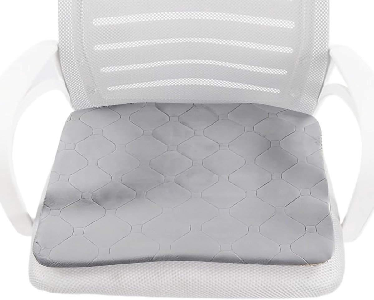 Verwarmd Stoelkussen - Verwarming Kussen - Comfort Binnen & Buiten - 6 Temperatuur Niveaus - 45x45cm - Grijs