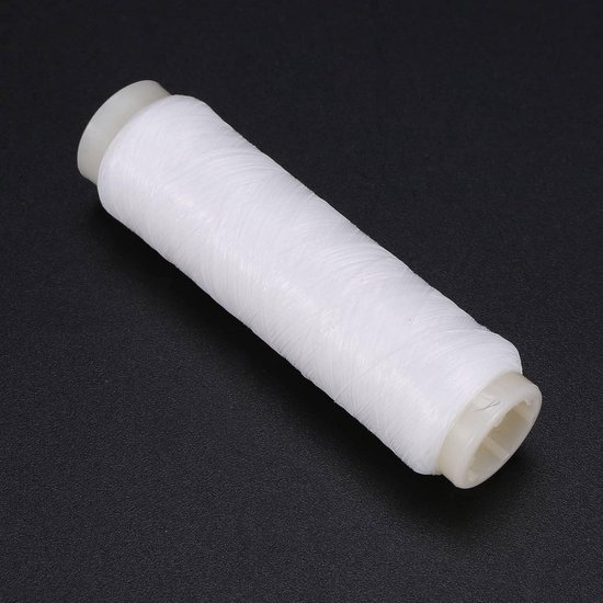 Vislijn Elastisch - Sterke Lijn - Vissen - Onzichtbaar Materiaal - 200m 0.2mm - Wit — afbeelding 3