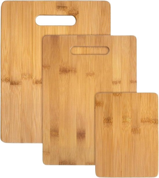 Nvmw Keukenplank Vlees - Snijplank Set - Groenten Fruit - 3 Verschillende ...