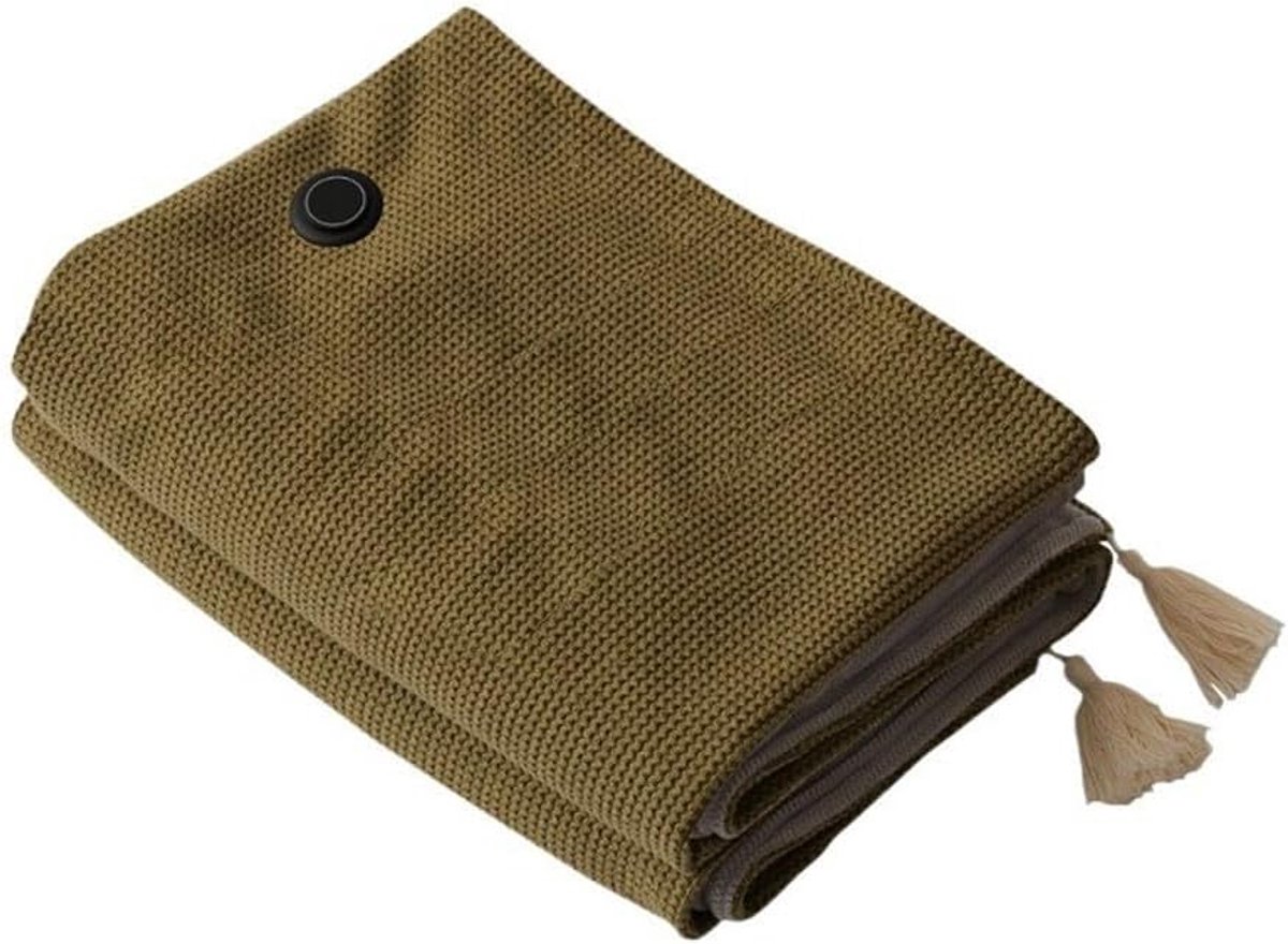Verwarmde Sjaal - Elektrisch Draagbaar - Buiten Verwarmen - Snelle Opwarming - 150x80cm - Groen