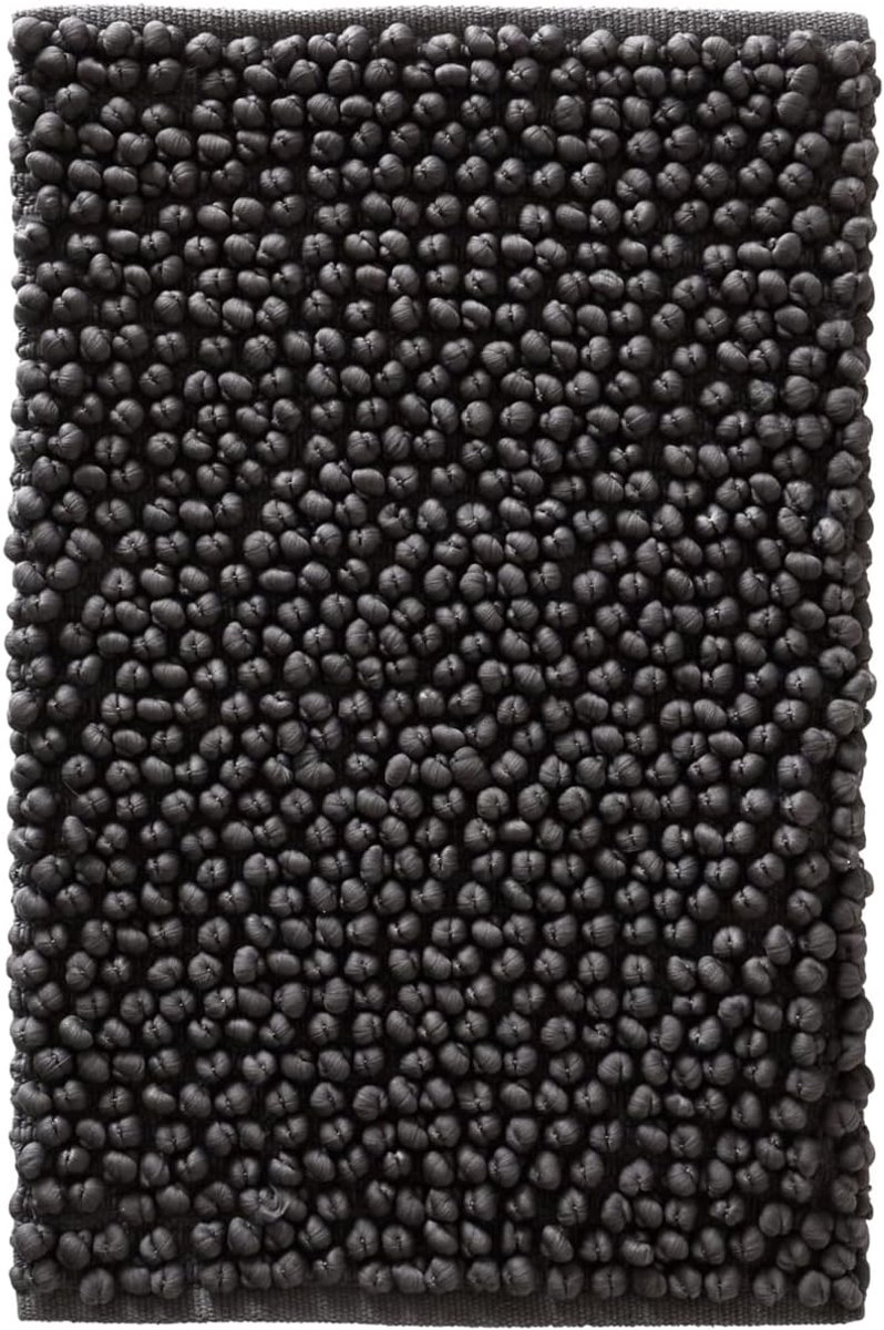 Badmat Popcorn - Zachte Vloermat - Badkamer Comfort - Uniek Popcorn Design - 80 x 120 cm - Grijs