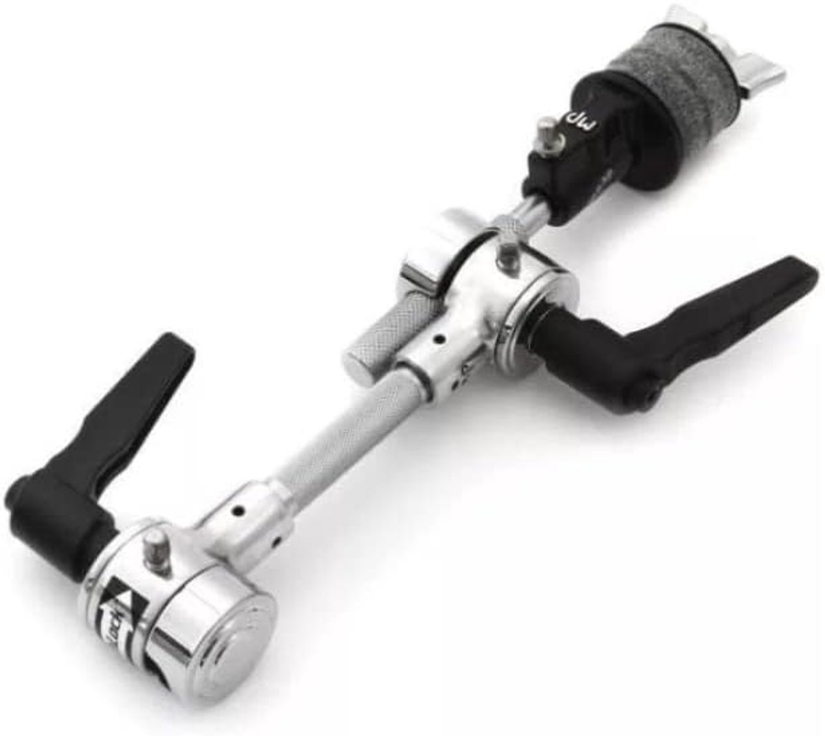 Bekken Arm - Cymbal Arm - Drum Setup - Verstelbare Hoek - 38 cm Lengte - Zilver