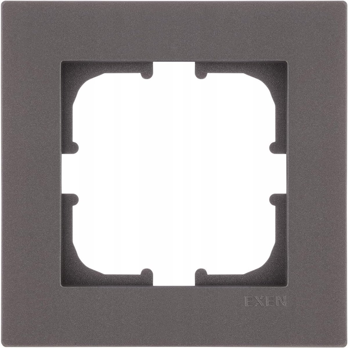 Enkelvoudig Frame - Wandpaneel - Schakelaar Montage - Compatibel met 3 Series - 83mm - Mocha