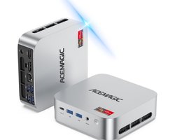 ACEMAGIC M1 Mini PC, AMD Ryzen 7 7735HS (8C/16T, tot 4.75Ghz),24GB LPDDR5 512GB M.2 SSD Windows 11 Pro Mini PC mit AMD Radeon™ Graphics | 4K Triple Display |Type-C | WiFi6 | BT5.2
