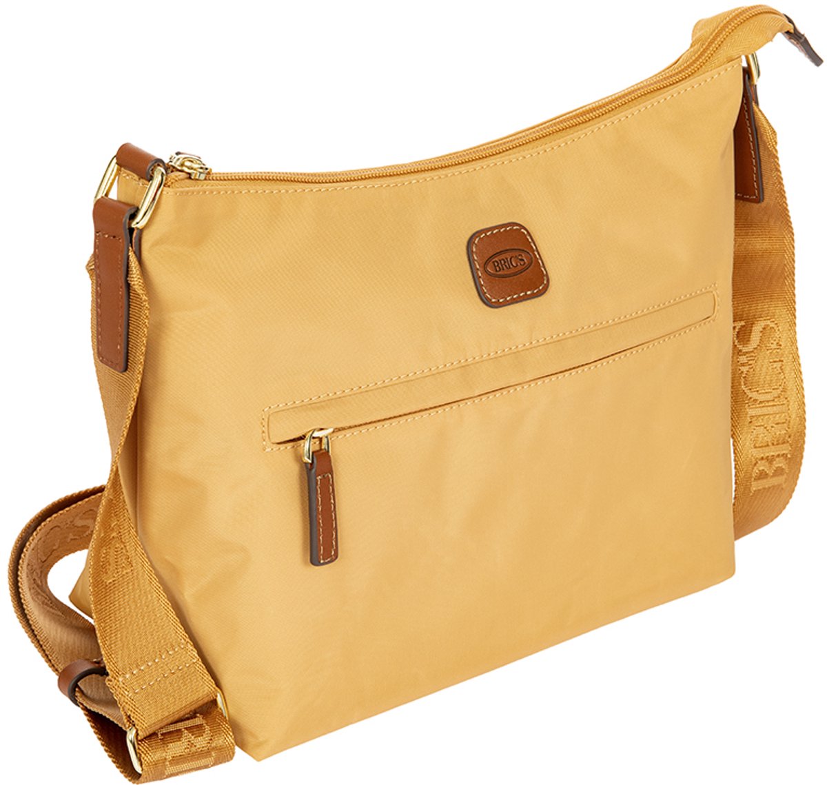 Brics Medium Schoudertas Dames - XCollection - Geel