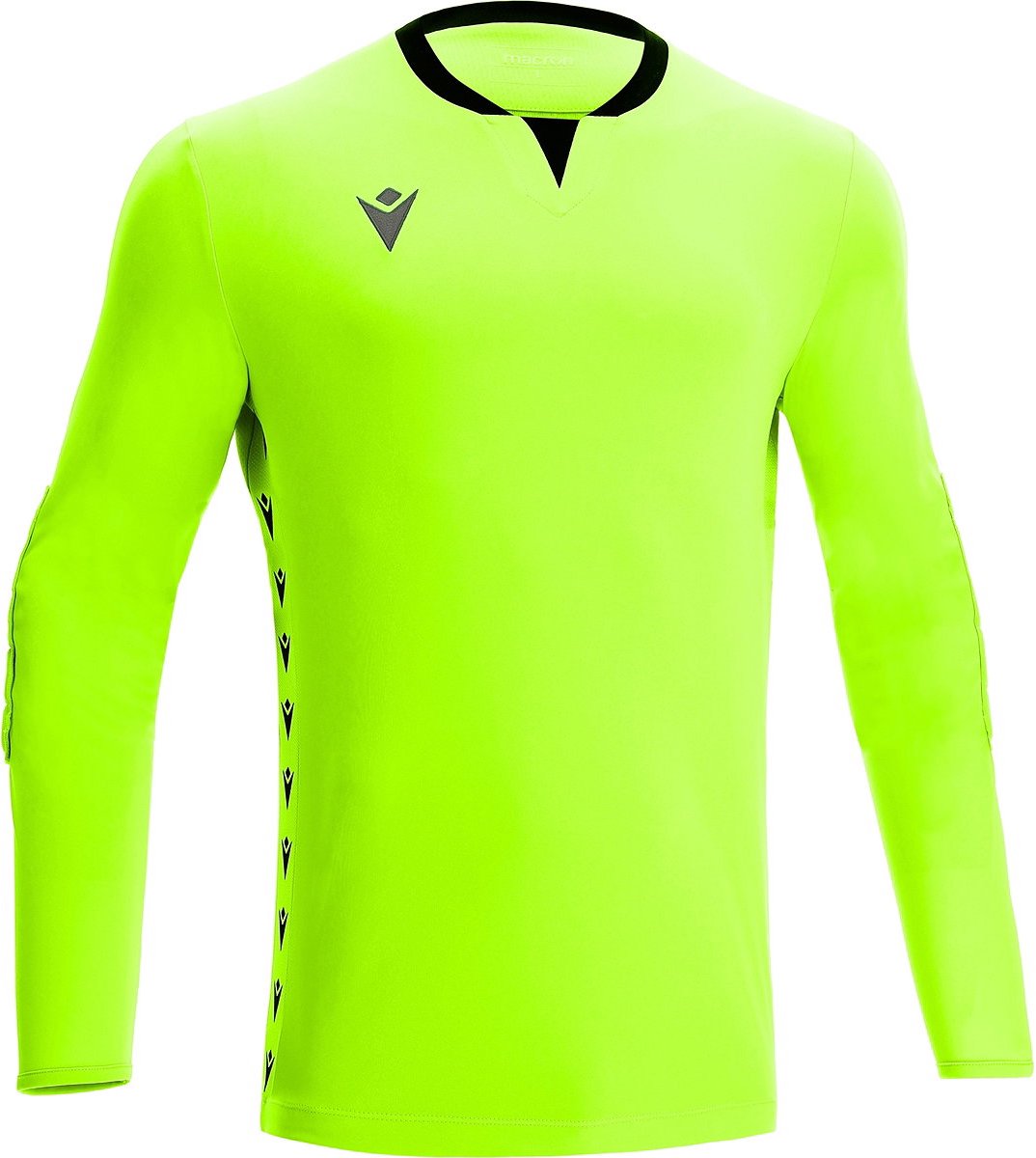 Macron Eridanus Keepershirt Lange Mouw Heren - Fluogeel / Zwart | Maat: XL