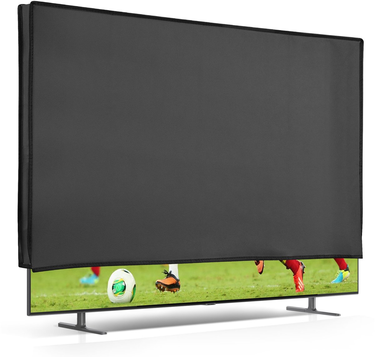 kwmobile tv hoes voor 32" TV cover - Beschermhoes voor televisie - Voor binnengebruik - Tegen vuil en stof - In donkergrijs