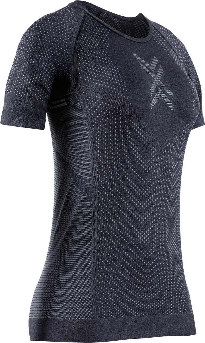 X-Bionic Xceed Hardloopshirt Korte Mouwen Dames X Black/Rhino Grey - L