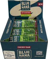 Blue Nana Soft Energy Bites Fresh Lime - Displaydoos - 15x 3x13g - 33g Koolhydraten per reep - Elektrolyten - 60% fruit