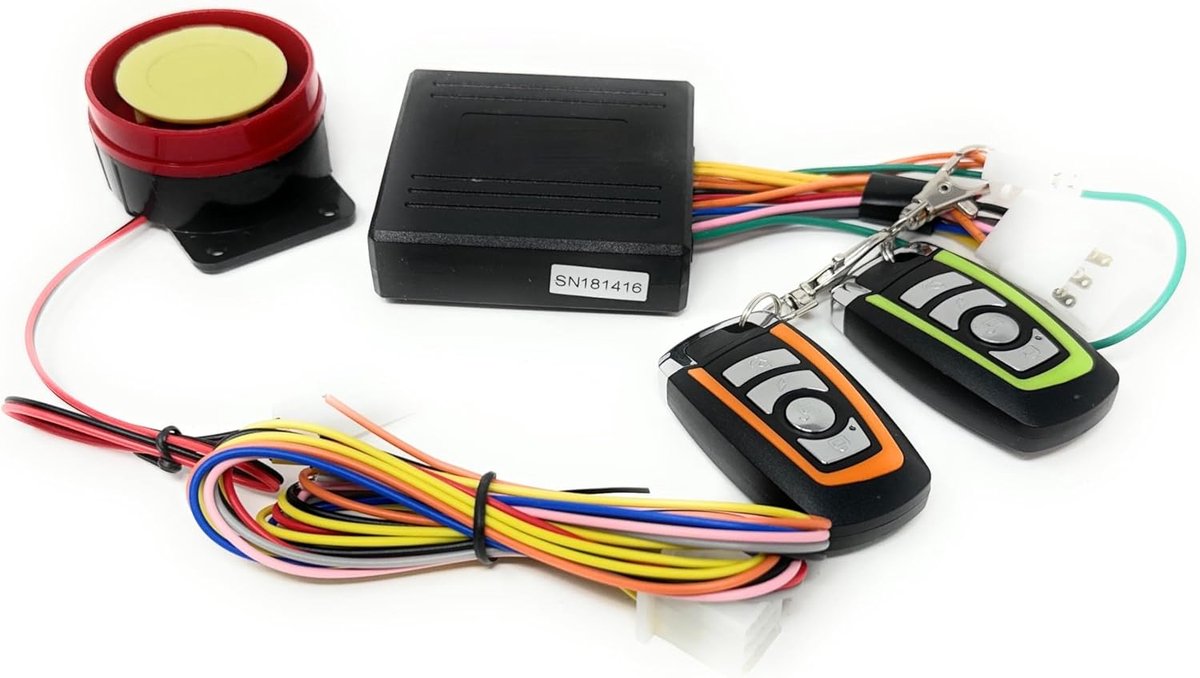 Scooter Alarm - Motor Beveiliging - Diefstal Preventie - Met Startfunctie - 12 Volt
