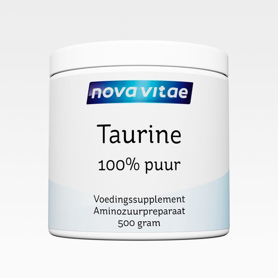 Nova Vitae - Taurine - Poeder - 100% Puur en Zuiver - 500 gram