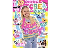 MEIDEN Crea Doeboek 1 - MEIDEN Lekker Zelf Doen 1 2026 - MEIDEN magazine - Tijdschrift met Lieve Merlijn - Vakantieboek - DIY - Knutselen - Tips van Lieve Merlijn - Creatief - Puzzels - Kleurplaten - Cadeau Meisje - zomerboek - Doeboek