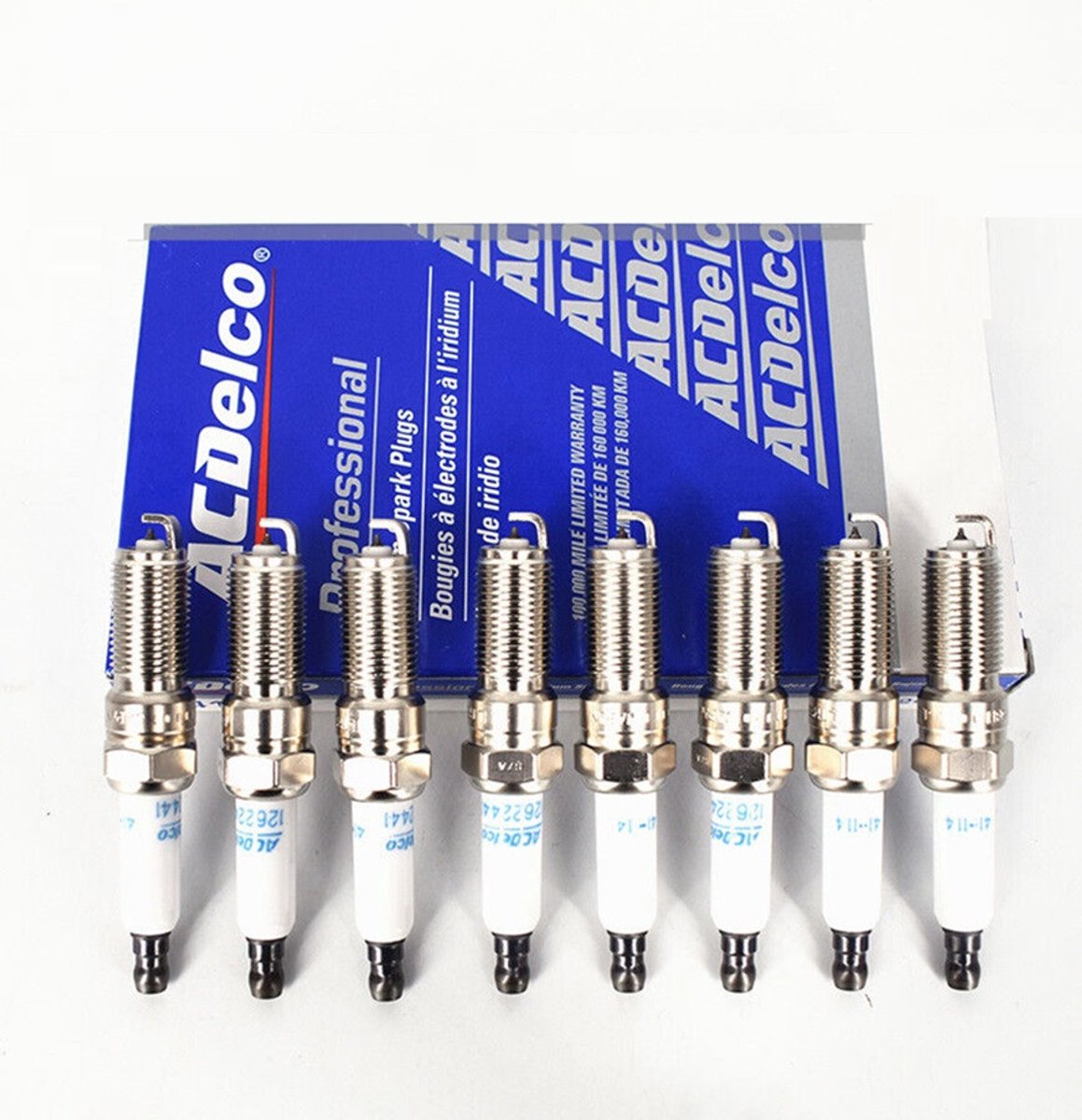 ACDelco - Irydium Bougies - Set van 8 - Geschikt voor Chevrolet Corvette, Camaro, Cadillac