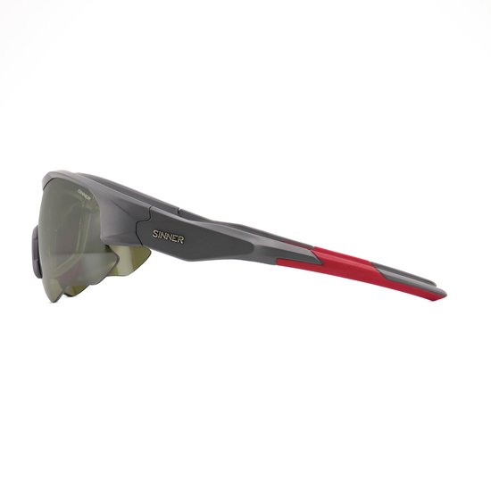 Sinner Triple zonnebril - Grijs rood - Golf lens van Sinner — afbeelding 3