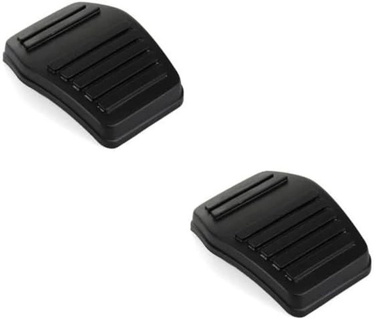 Rempedaal Rubbers - Pedaalhoezen Set - Voertuig Onderhoud - Directe Pasvorm - 2 Stuks - Zwart
