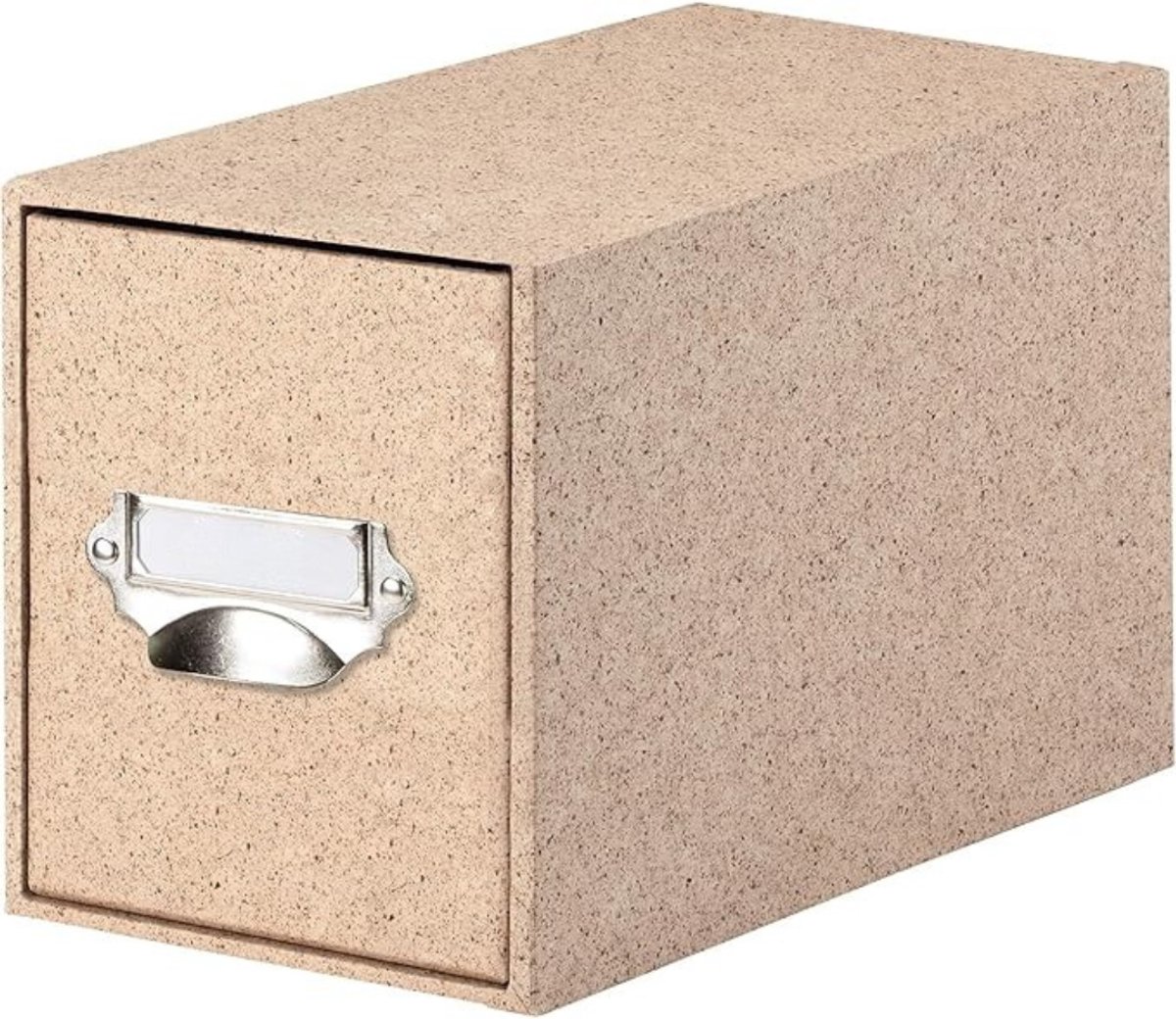 SAVI® Cd Opbergdoos - Cd Opbergsysteem - Cd Koffer - Bruin - 15cm x 15cm x 16cm