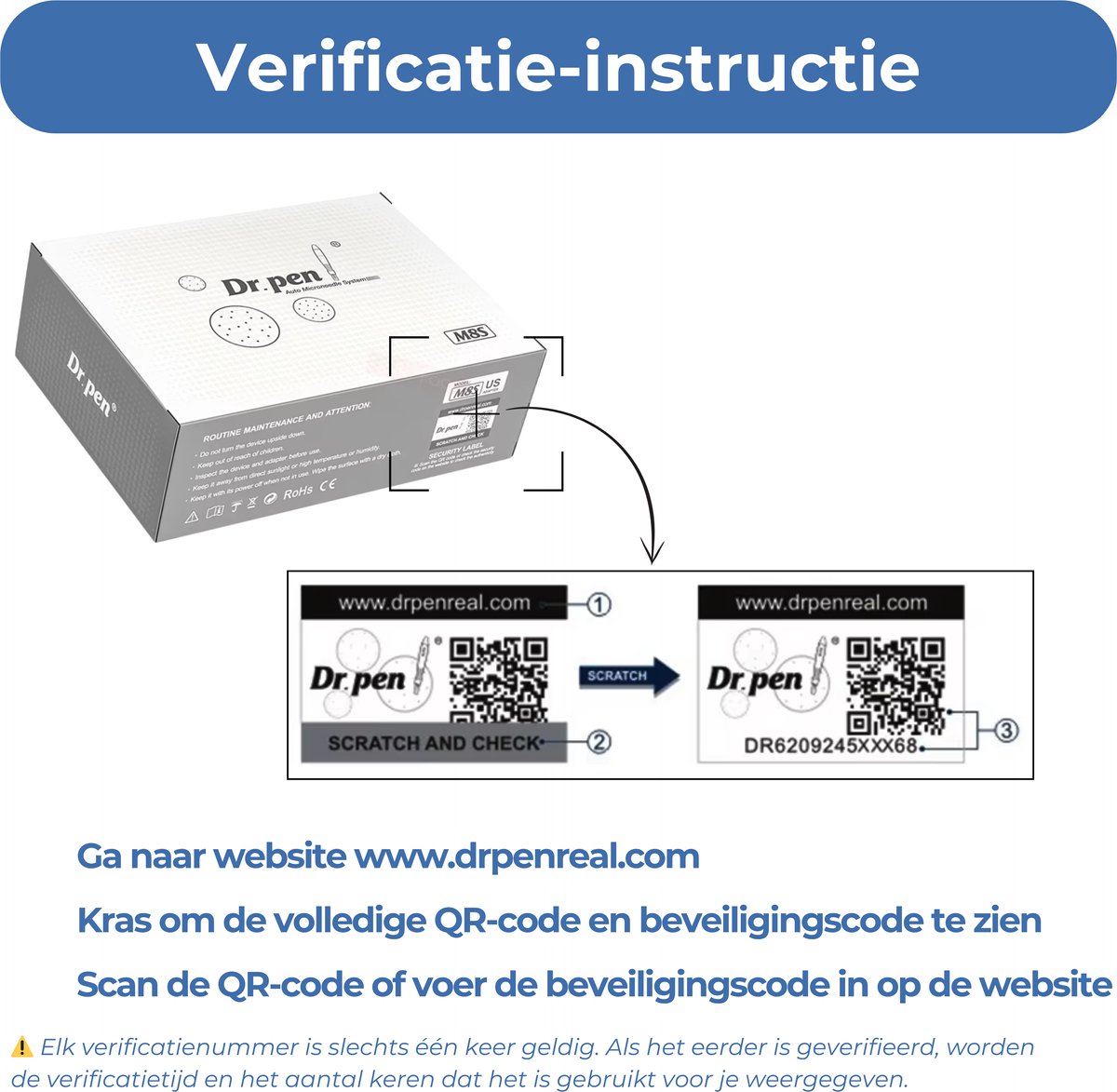 Originele Dr.Pen M8S - 5 stuks esterance® naalden 18 pins, Sprayflesje 50 ml voor desinfectie - Draadloze Dermapen - Digitale snelheidweergave - Microneedling - Voordeelpakket