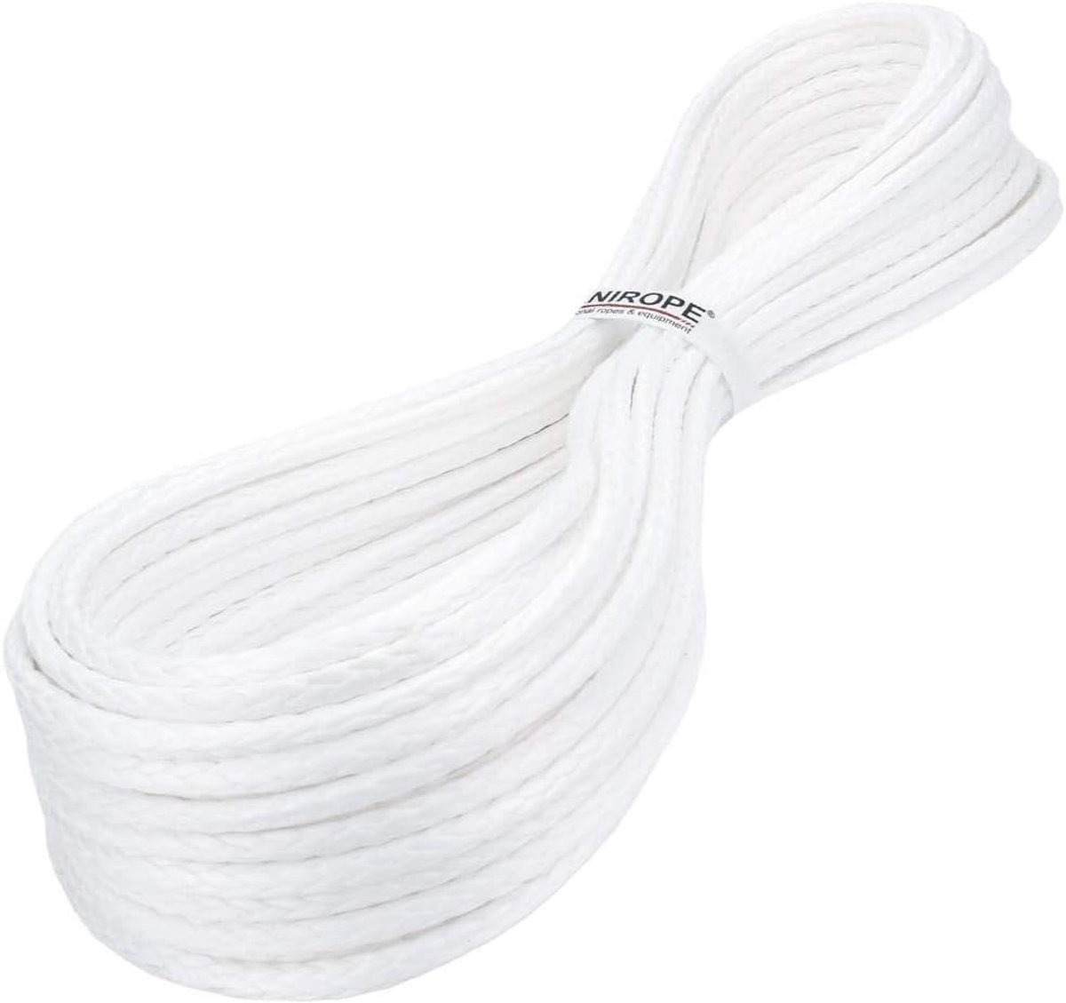 Dyneema Touw - Gevlochten Kabel - Watersport Varen - 12-voudig Gevlochten SK78 - 6mm 40m - Wit