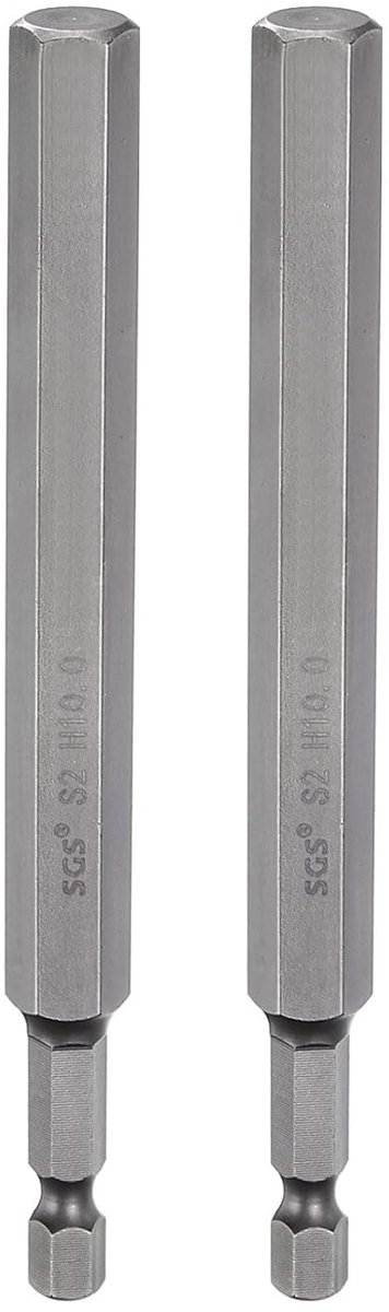 Schroevendraaierset - Bitset - Precisie Werk - Industriële S2 Staal - 15 mm H15 - Zilverkleurig
