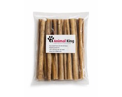 Kauwstaaf Hond - Langdurig Kauwplezier - Hondensnack - Kauwbotten - Hondenbot - Snacks Hond - Hondenkluif - Geperste Runderhuid 20 Stuks - 25 CM