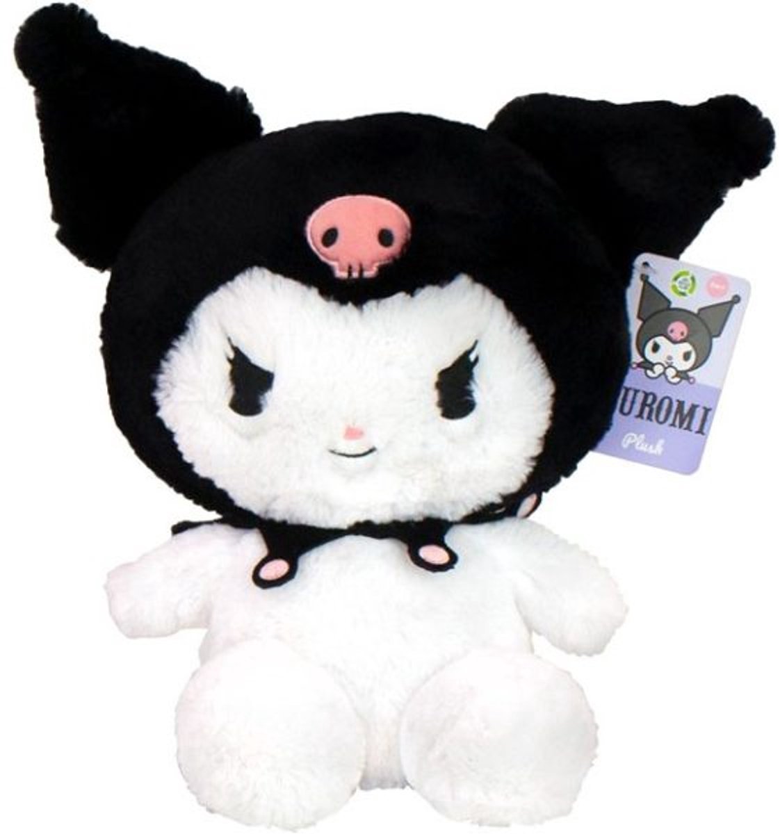 Hello Kitty – 23cm Fluffy Black Kuromi Plush