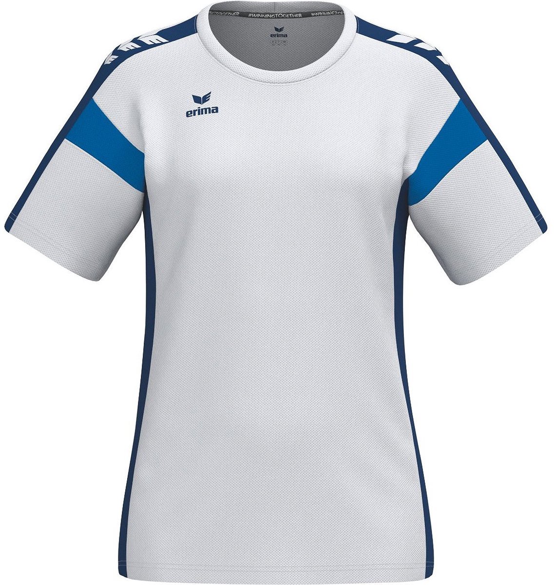 Erima Celebrate 125 T-Shirt Dames - Wit / New Navy | Maat: 44