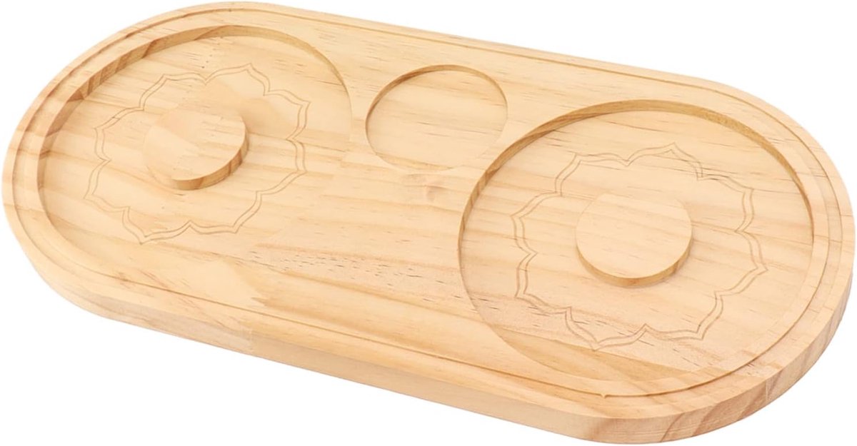 Cuhostki 1 Stuk - Glas Rimmer - Hout Naturel - Zout En Suiker Aanbrengen