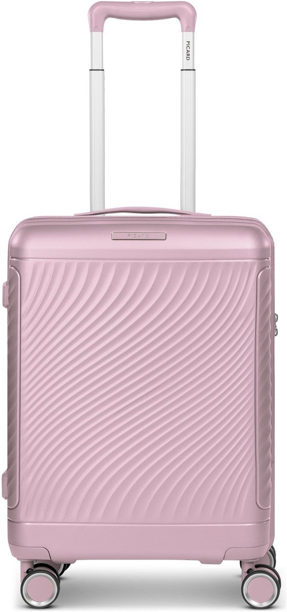 Picard Vienna 4 wielen Cabinewagen S 54 cm - Harde bagage - TSA slot - rose
